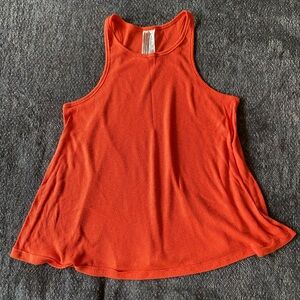 Free People Fiery Red Tank Top